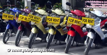 Pattaya motorbike hire