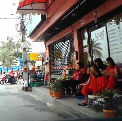 Foot massage shop Soi Six Pattaya
