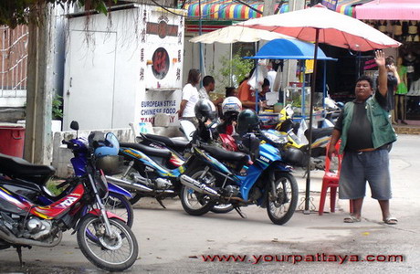 Motorcycle taxi Pattaya